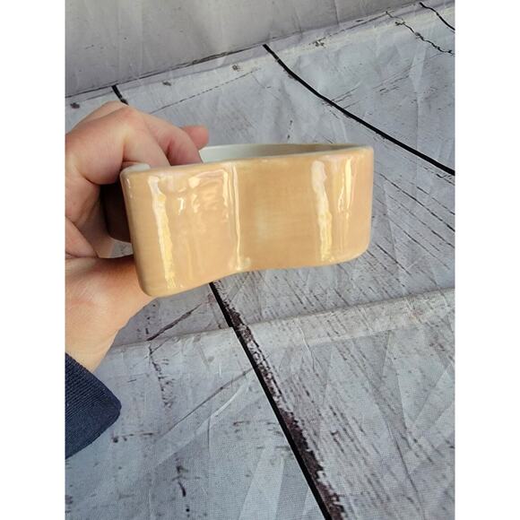 Pottery Handmade Cat Kitty Trinket Dish - Picture 8 of 11